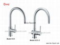 Stainless steel kitchen faucet