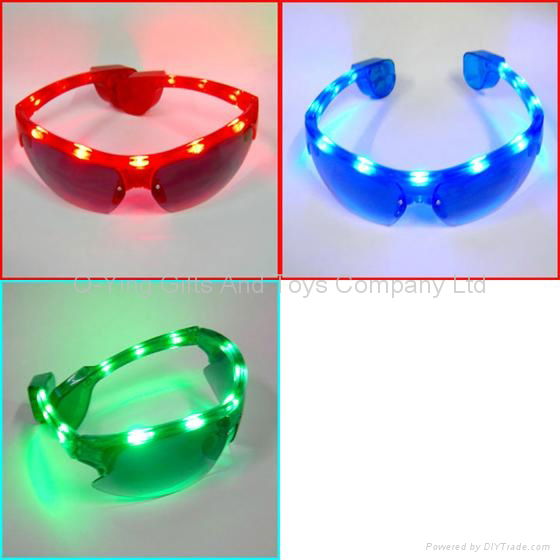 LED Flashing Sunglasses