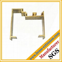 brass extrusion profile sections for window and door frames