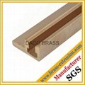 fine process finishing brass extrusion profiles brass channels 1