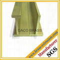 fine process finishing brass extrusion profiles brass channels 2
