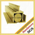 fine process finishing brass extrusion profiles brass channels 3