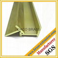 fine process finishing brass extrusion profiles brass channels 5