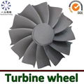 Lost wax investment vacuum casting nickel based alloy turbine wheel 1