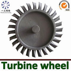 investment vacuum casting turbine disc used for rc turbojet engine