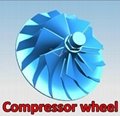 aluminum alloy low pressure die casting compressor wheel 1
