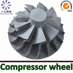 low pressure die casting aluminum alloy compressor wheel