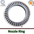 Stainless steel vacuum casting nozzle ring used for locomotive turbocharger