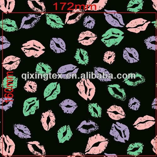 Digital printed polyester spandex leggings fabric 4