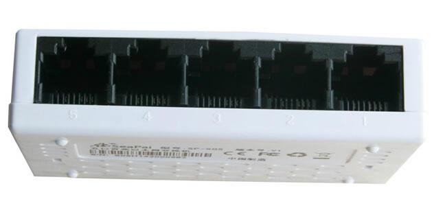 全新迷你以太網5口百兆寬帶網絡交換機分線器100M 2