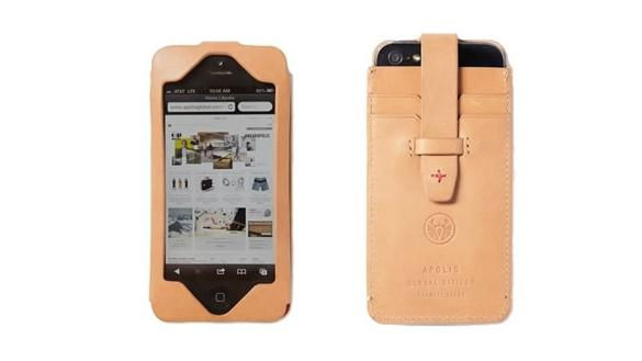 PU Leather Material Iphon Protective Case -Case-for-iPhone4-4S-with-Card-Holder  5