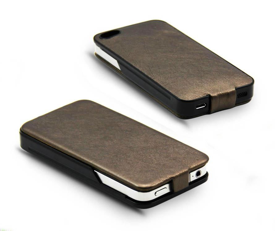 PU Leather Material Iphon Protective Case -Case-for-iPhone4-4S-with-Card-Holder  3