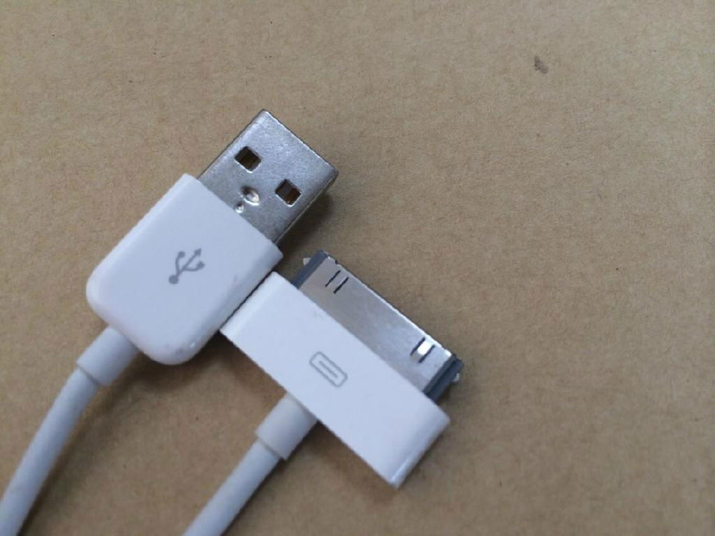 30 Pin USB Charging & Data Sync Cable for Apple iPhone 3 4 4S iPad 2 3 1m   2