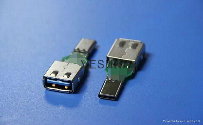 USB3.1 Type-C  to USB3.0 A Female adaptor 4