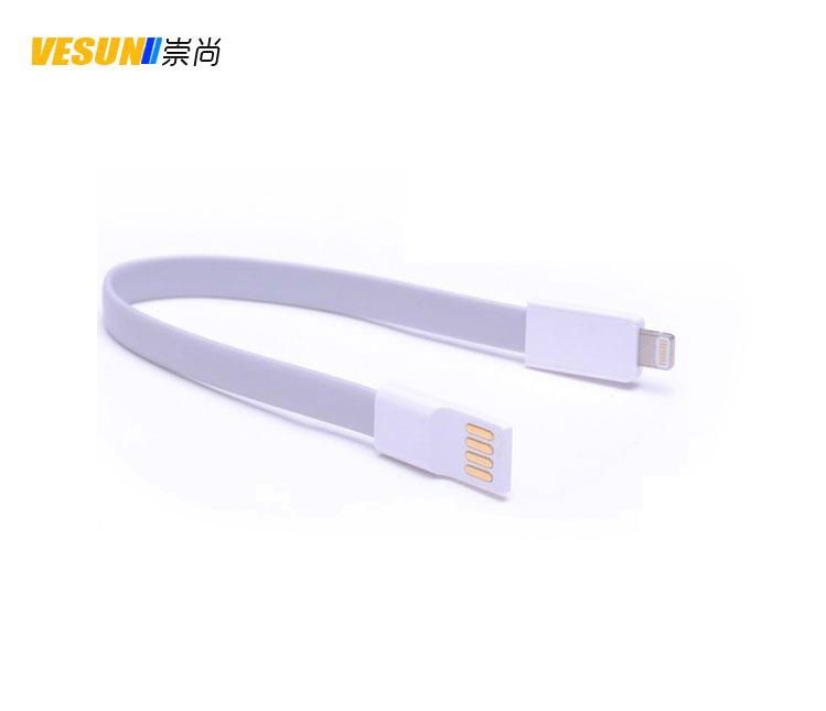 Magnetic Flat USB Data Changer Cable Cord For iPhone 5 5C 5S   2