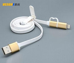 MICRO USB/Lightning to USB cable 