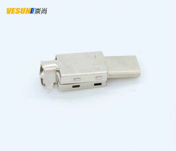 USB 3.1 Type- C型連接器（一體式屏蔽殼） 2