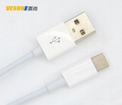 USB3.1Type-C转USB2.0公数据充电线 