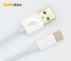 USB 3.1 Type C to USB 2.0 Type-A Male Port Data Sync Cable For Macbook Nokia N1 