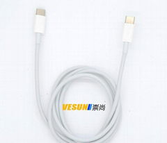 USB 3.1 Type C Male to Male Data Charger Cable for MacBook Nokia 1+