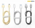 USB 3.1 Braided Type C Cable Fast Charging, USB-C to USB-A Cable 4