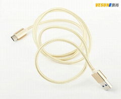 USB 3.1 Braided Type C Cable Fast