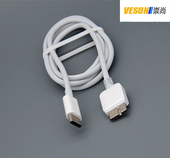 USB3.1 Type-C 轉Micro USB3.0轉接線移動硬盒數據線 4