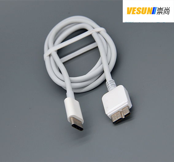 USB3.1 Type-C 转Micro USB3.0转接线移动硬盒数据线 4