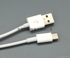 USB3.1 Type-c转USB2.0充电数据线