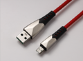 Nylon Braided Sync Charge USB　5Ａ　MICRO　