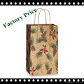 China Manufacturer 160g Brown Kraft Paper Gift Bag