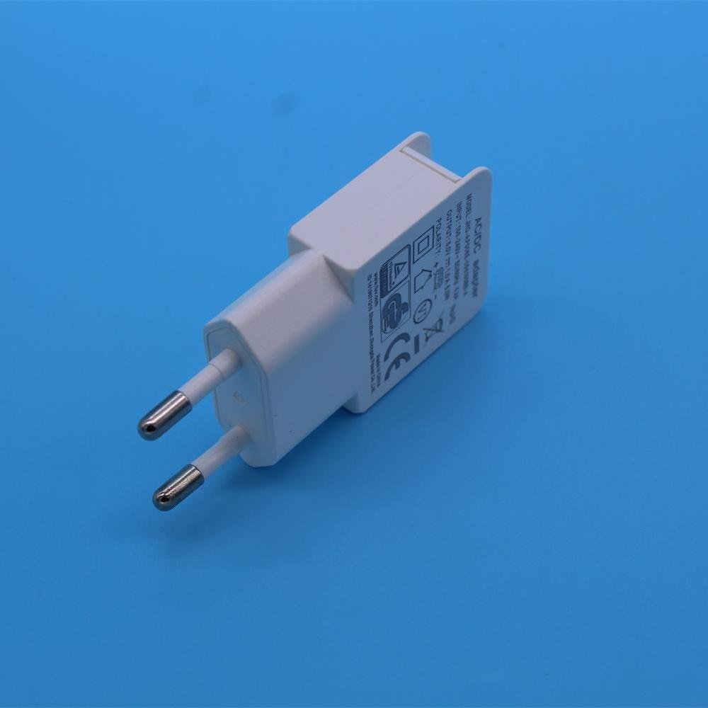 超薄款5V1A欧规USB充电器CE GS-TUV认证