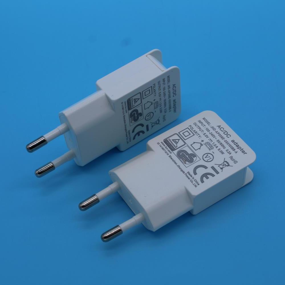 Ultra-thin USB charger 5V1A with GS-TUV CE 3