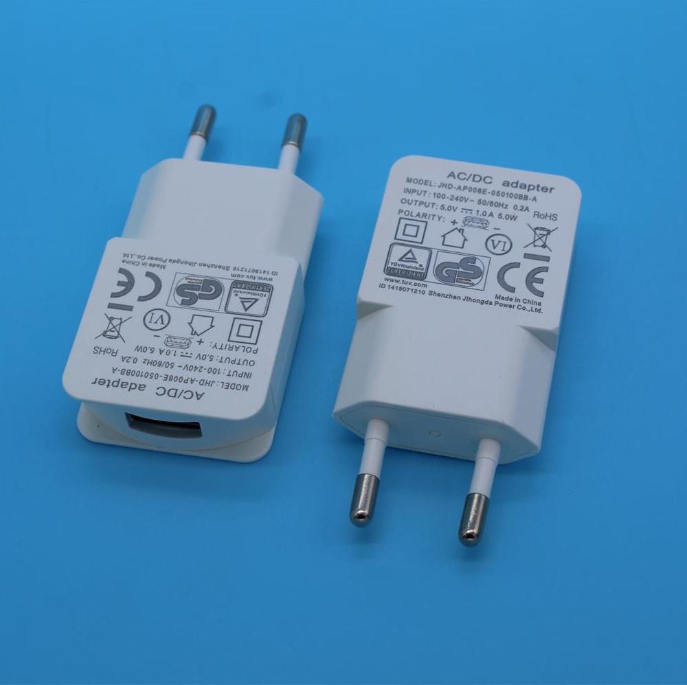 Ultra-thin USB charger 5V1A with GS-TUV CE 5