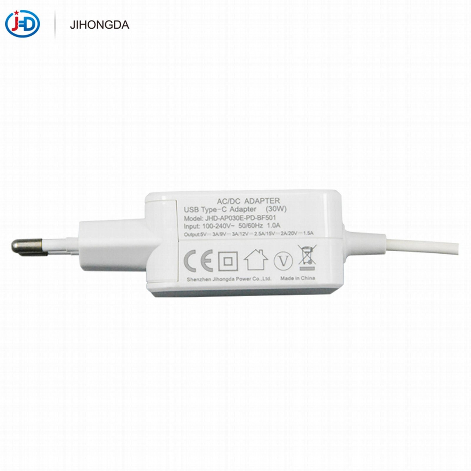30W TYPE-C PD Power Adapter with CE 5