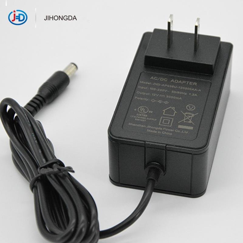 12V3A Switching Power Adapter with UL FCC PSE 1