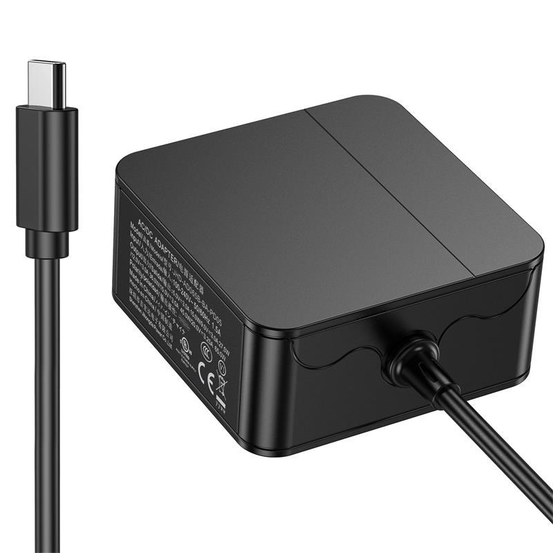 C6梅花尾3PIN插座桌面型65W USB-C充电适配器 3