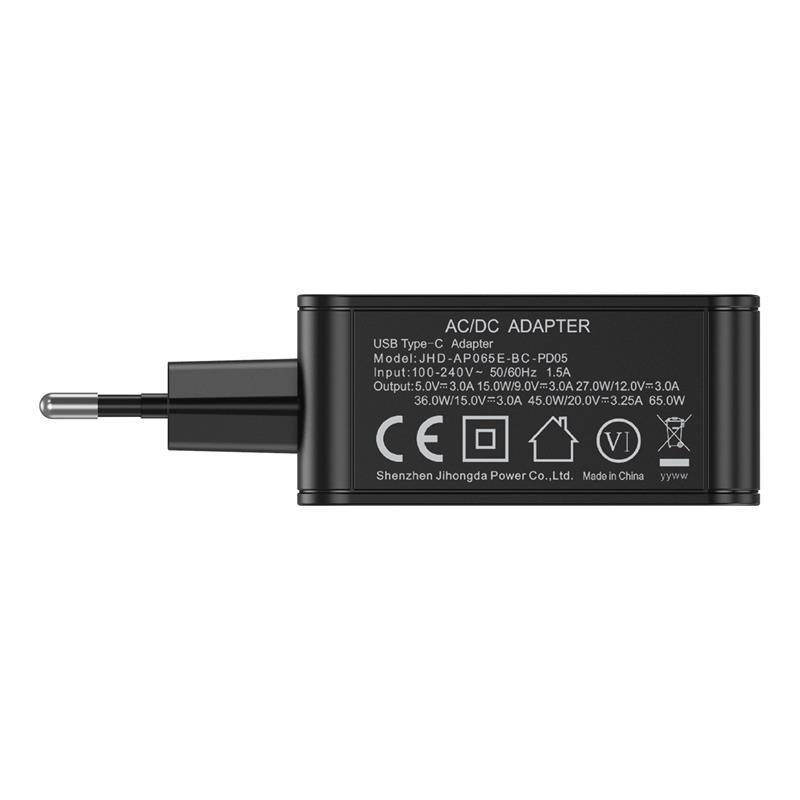 欧规插脚PD USB type c充电器 4