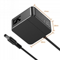 C6 socket desktop power adapter 5V-24V 4