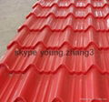 Corrugated roofing steel sheet