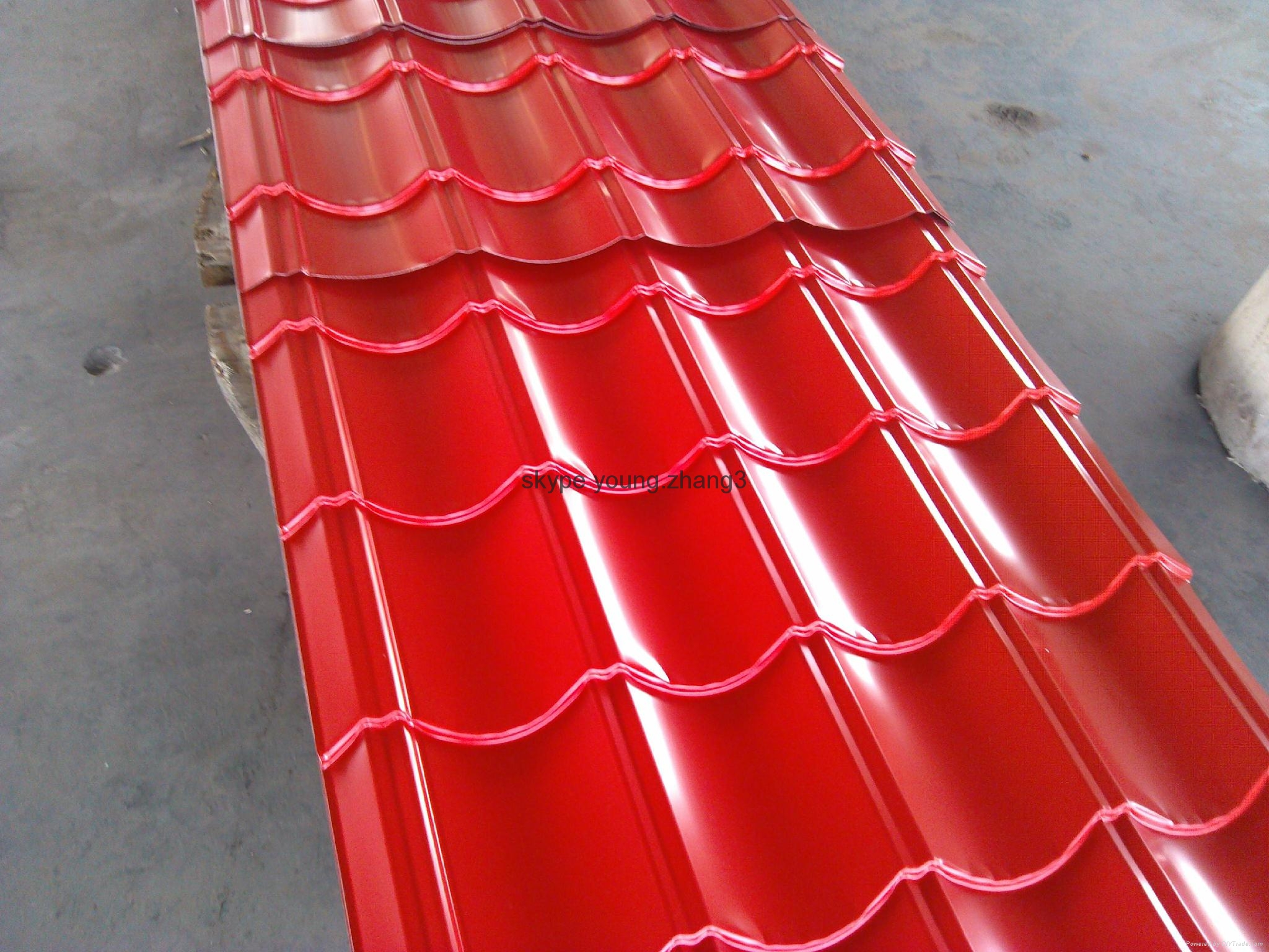 Accra Lagos house roofing sheet from China/Chinese steel profile