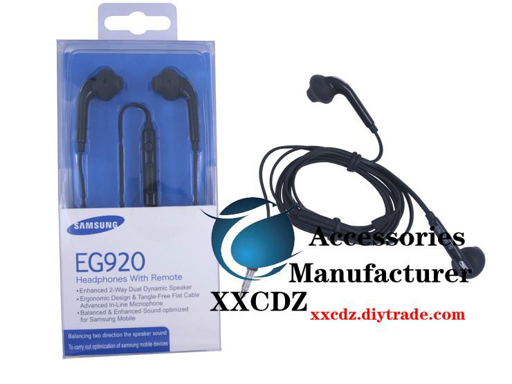 Original Samsung S6/S7 black headset NOTE5 EO-EG920BB 3