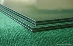 12.76mm Color Decorated Building Tempered Laminated Glass