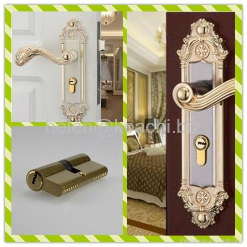 Euro Profile High Security Double Turn Pin Brass Door Lock Cylinder