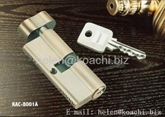Euro Profile High Quality And Security Pin Door Lock Cylinder With Knob