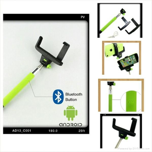 2014 New Hot Universal Camera Bluetooth Mobile Phone Monopod for Selfie