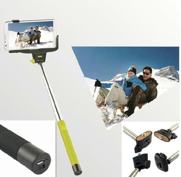 2014 New Hot Universal Camera Bluetooth Mobile Phone Monopod for Selfie 3