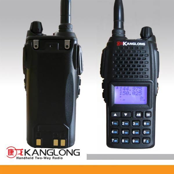 high capacity 2200mAh dual band dual display ham talkie walkie 3