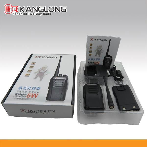  Handheld output power 5W uhf mini walkie talkie 5