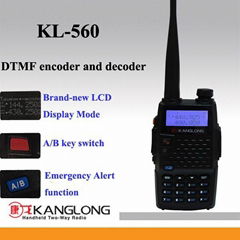 handheld walkie talkie KL-560/UV-F9